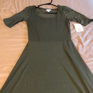 NWT Lularoe Ana maxi. Olive green, XS